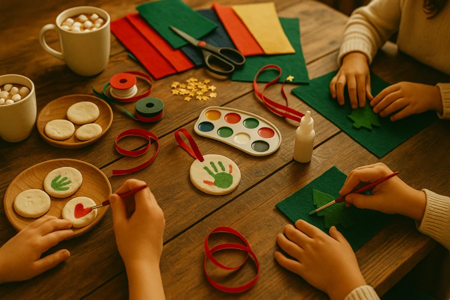 Organiser votre atelier déco en famille