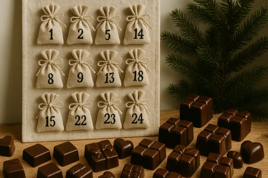 Créer son calendrier de l'avent complet : au-delà du chocolat
