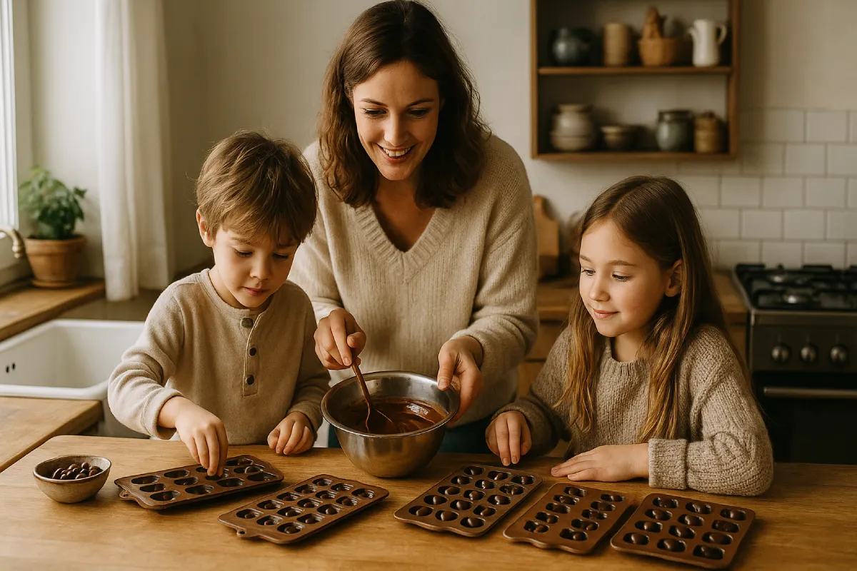 Fabriquer vos propres chocolats de Noël pour un calendrier de l’avent inoubliable